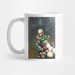 Retro Scooter, Classic Scooter, Scooterist, Scootering, Scooter Rider, Mod Art Mug